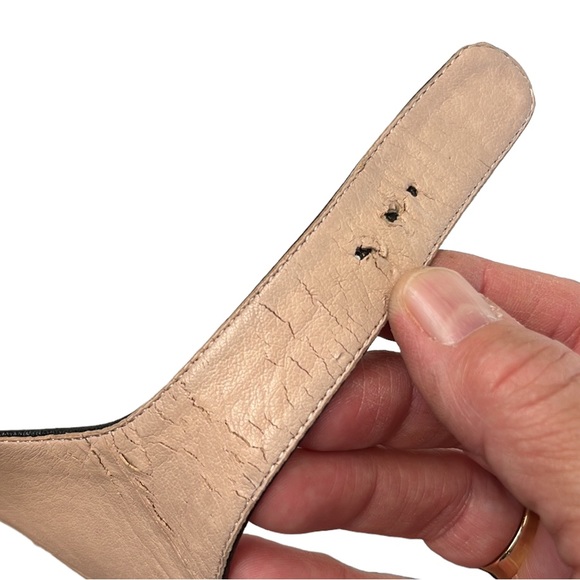 French Connection Leather Unice Wedge Sandals - Picture 9 of 10